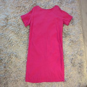 Babaton 100% Silk Midi Pink Dress Medium